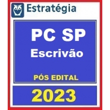 PC SP - Escrivão - Pós Edital (E. 2023)